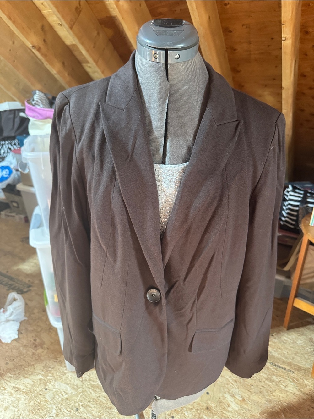 Classic Women's Black Blazer Jacket